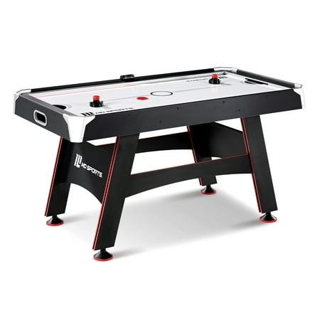 5 ft. Air Hockey Table with Electronic Scorer And Pusher and Puck Set by MD Sports