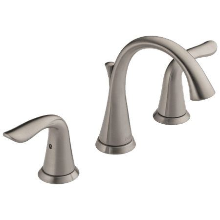 Delta Lahara Two Handle 8 in. Widespread Lavatory Faucet in Stainless 3538-SSMPU-DST