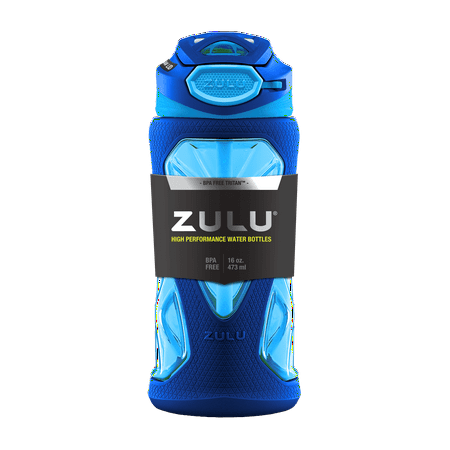Zulu 16oz Torque Tritan Kids Water Bottle - Dark Blue