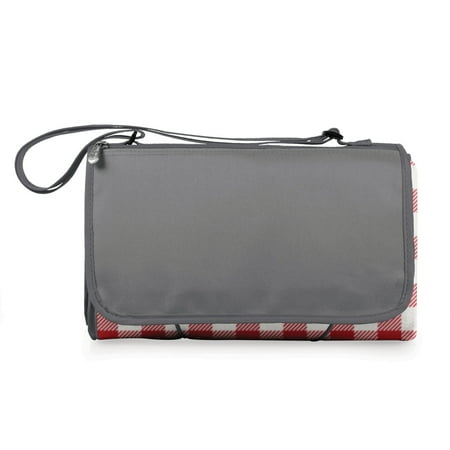 Picnic Time Blanket Tote Outdoor Picnic Blanket - Red/Gray