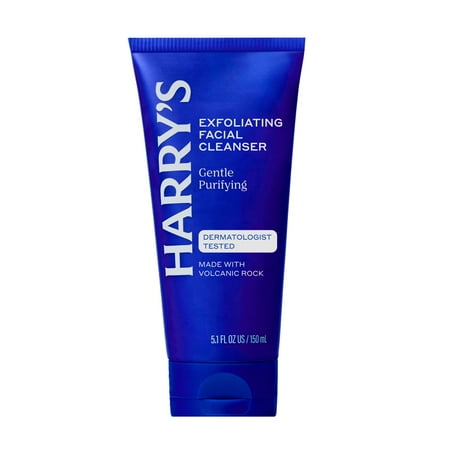 Harry's Men's Exfoliating Face Wash with Peppermint and Eucalyptus, 5.1 fl oz