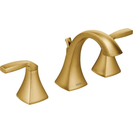 Moen Voss Brushed Gold Two-Handle Bathroom Faucet