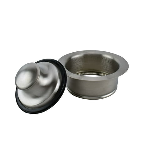 Keeney K5417DSBN Stainless Steel Garbage Disposal Flange and Stopper, Brushed Nickel