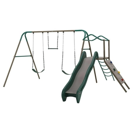 Lifetime Playset Climb and Slide Swing Set - Earthtone