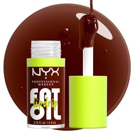 NYX Professional Makeup Fat Oil Lip Drip Hydrating Lip Gloss, Status Update