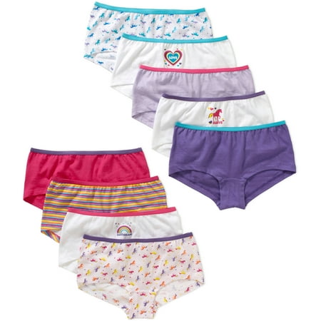 Faded Glory Girls Underwear, 9 Pack Boyshort Panties (Little Girls & Big  Girls) – BrickSeek
