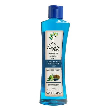 Arbol Verde Natural Hair Growth Shampoo with Natural Plants, 16.9 fl oz