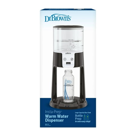 Dr. Brown's Insta-Prep Warm Water Dispenser for Fast Formula Prep, 1.5L Glass Tank, Adjustable Temp.