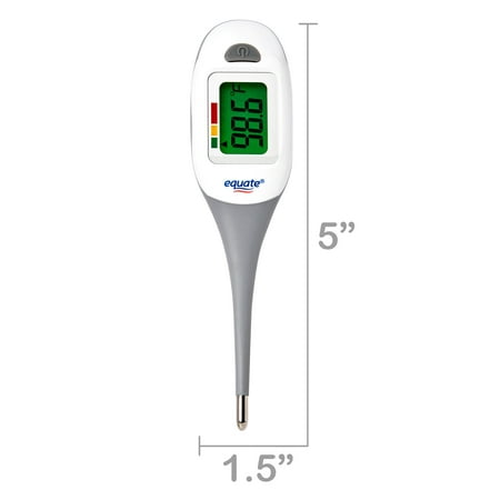 Equate 8 Second Digital Oral Thermometer – BrickSeek