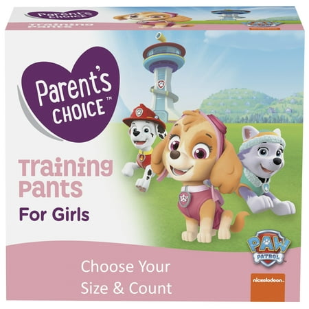 Parent's Choice Girls Training Pants, 4T - 5T, 70 Count – Walmart