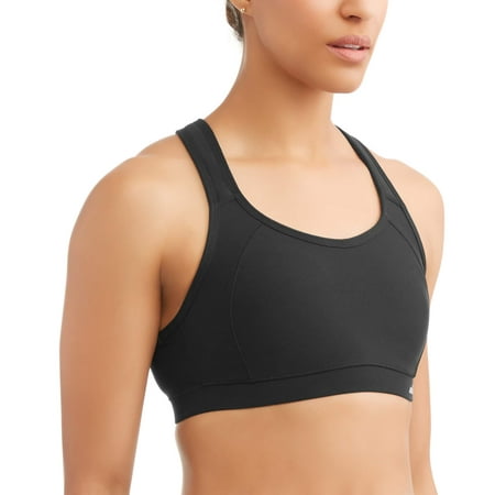 Womens Active High Impact Sports Bra With Cushioned Straps
