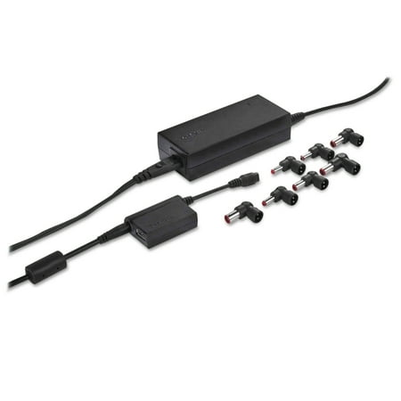 Targus 90W AC Universal Laptop Charger with USB Port, Black, APA32US