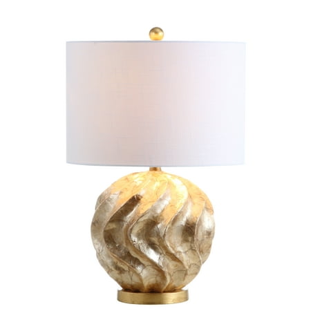 Versailles 24" Sphere Sea Shell LED Table Lamp, Brown/Gold