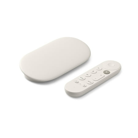 Google TV Streamer 4K - Fast Streaming Entertainment on Your TV with Voice Search Remote - Watch Movies, Shows, Live TV, and Netflix in 4K HDR - Smart Home Control - 32 GB of Storage - Porcelain