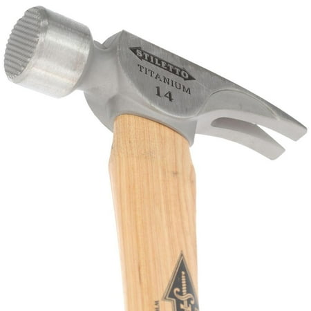 Milwaukee Stiletto Wood Handle Titanium Head Framing Hammer TI14MC