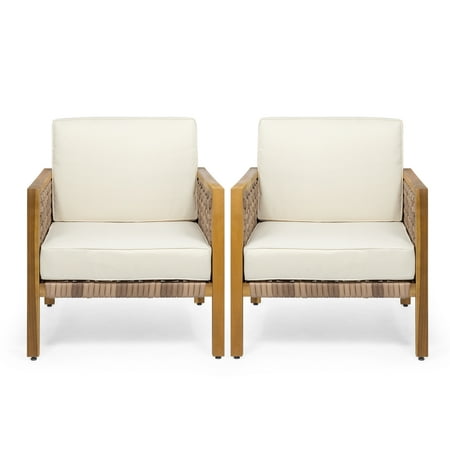 Noble House Biltmore Outdoor Club Chair Set of 2 Teak