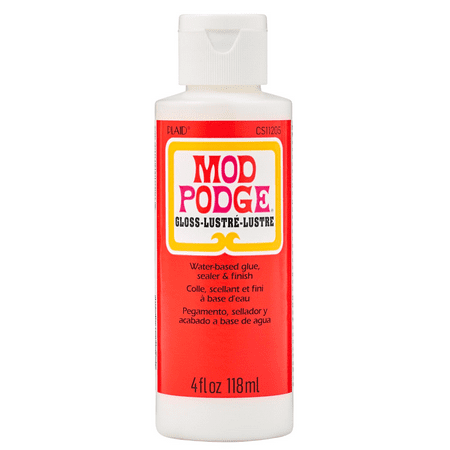 Mod Podge Sealer, Glue, and Finish, Gloss Finish, Clear, 4 fl oz