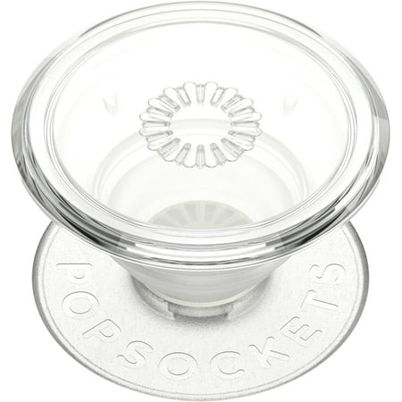 PopSockets Adhesive Phone Grip with Expandable Kickstand and swappable top - Clear