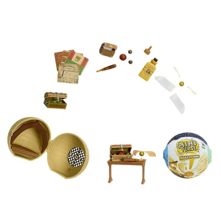 MGA's Miniverse Make It Mini Back to Hogwarts Harry Potter Mini Collectibles, Blind Pack, DIY, Resin, Not Edible, 8+, Gift