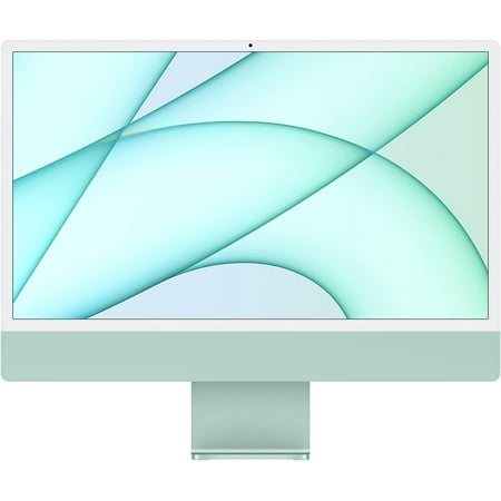 iMac 24u0022 with Retina 4.5K Display, M1 Chip with 8-Core CPU and 7-Core GPU, 8GB Memory, 256GB SSD, Green, Mid 2021