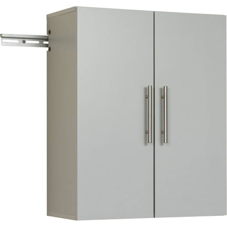 24" Hangups Upper Storage Cabinet Light Gray - Prepac