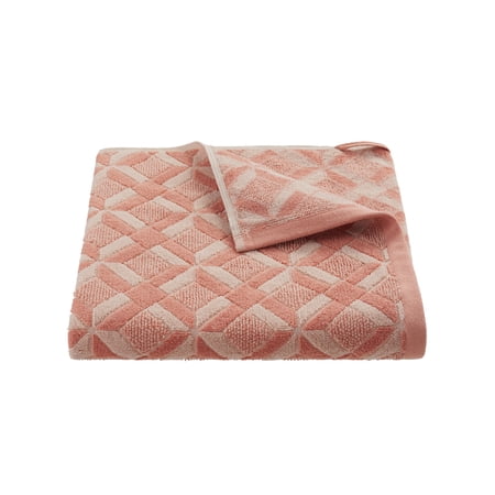 Martex Restore Geo Bath Towel, 30" x 56", Clay
