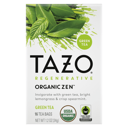 TAZO Organic Zen Green Tea Bags, 16 Count
