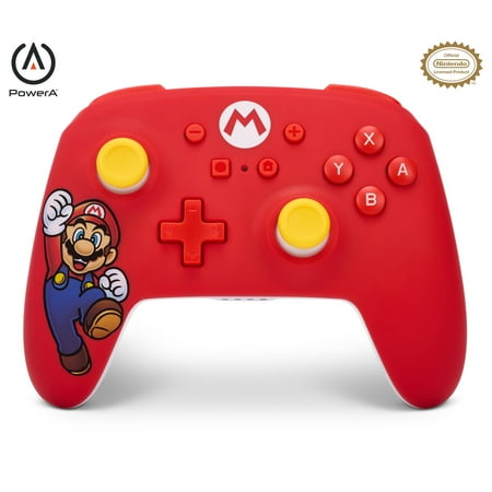 PowerA Wireless Controller, Mario Joy - Nintendo Switch