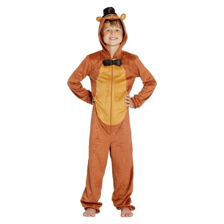Boys Five Nights at Freddys Union Suit - Brown M
