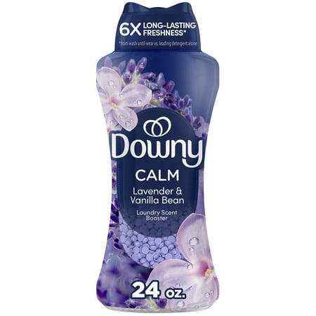 Downy Infusions Calm Scent Booster Laundry Beads, Lavender and Vanilla Bean, 24 oz