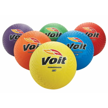 Voit&reg; 8 1/2" Playground Balls - Rainbow Pack of 6
