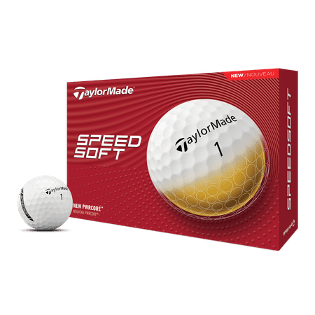 TaylorMade Speed Soft Golf Balls White