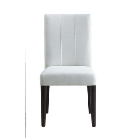 Acme Furniture Carena Side Chair (Set-2), White & Brown Finish