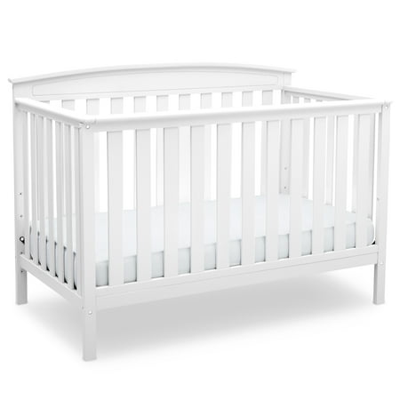 Delta Children Gateway 4-in-1 Convertible Baby Crib, White