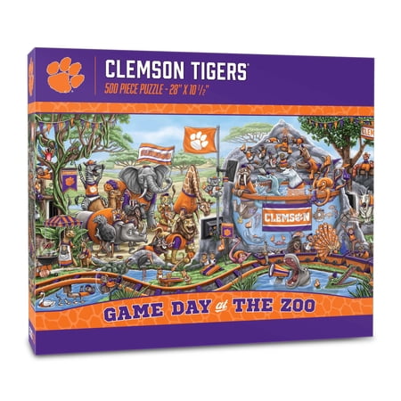 YouTheFan NCAA Clemson Tigers Game Day at the Zoo - 500 pc Puzzle