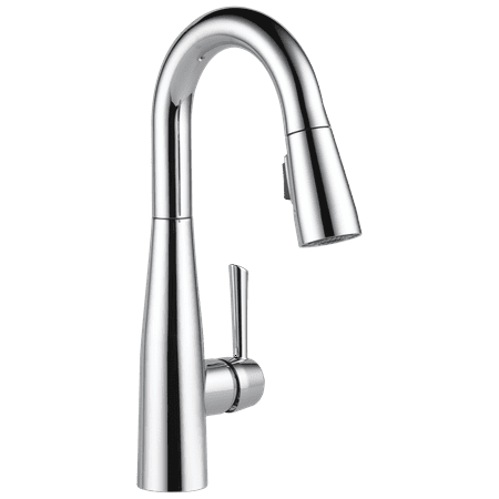 Delta Faucet 9913-DST Essa Pull-Down Bar/Prep Faucet with Magnetic Docking Spray Head - - Chrome