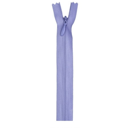 Coats & Clark Polyester 22" All Purpose Lilac Sewing Zipper, 1 Each