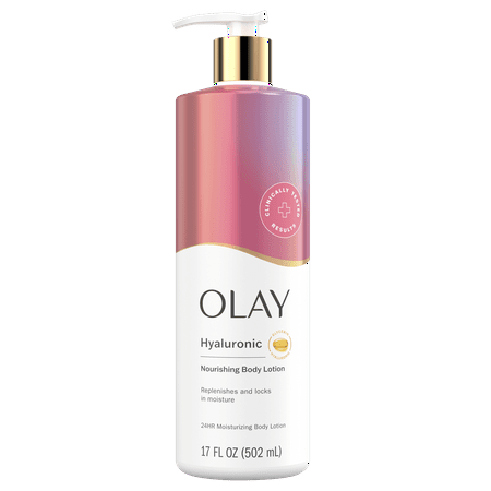 Olay Nourishing & Hydrating Body Lotion with Hyaluronic Acid, 17 fl oz