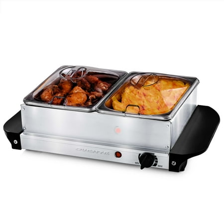 Sybo Electric Buffet Serving Tray Chafing Dish Warmer w/ Tap, 1