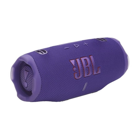 JBL Charge 6 - Portable waterproof & drop-proof Bluetooth speaker, Bold JBL Pro Sound with AI Sound Boost, 28Hrs of Playtime, Built-in powerbank & comes with a sturdy/removable carrying strap (Pur)