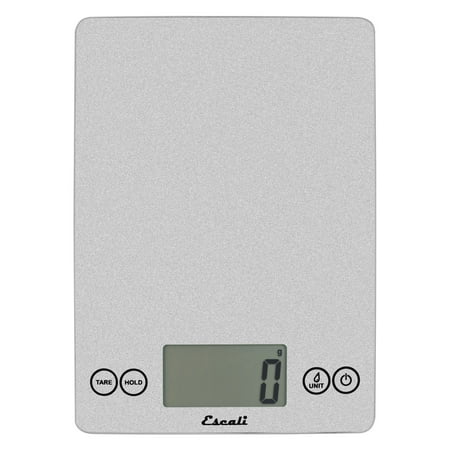 Escali 157SS Arti Glass Digital Kitchen Scale (Shiny Silver)