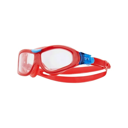 TYR Youth Fit Orion Swim Mask - Clear/Red