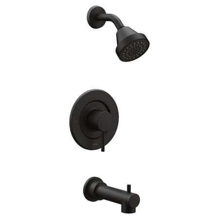 Moen T2193 Posi-Temp Pressure Balanced Tub And Shower Trim - Black