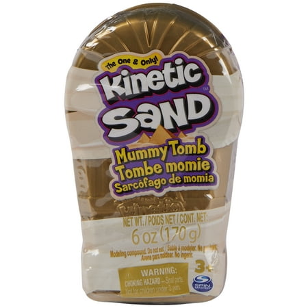 Kinetic Sand, Mummy Tomb with 6oz Brown Play Sand