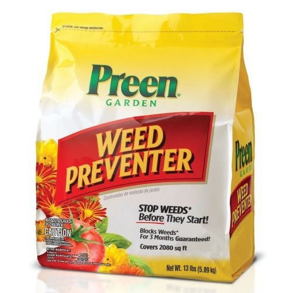 Preen Garden Weed Preventer - 13 Lb. Bag - Covers 2,080 Sq. Ft ...