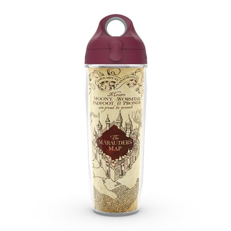 Tervis Harry Potter The Marauders Map Made in USA Double Walled  Insulated Tumbler Travel Cup Keeps Drinks Cold & Hot, 24oz Water Bottle, Classic