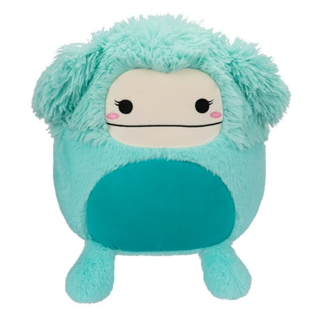 Squishmallows Official Fuzzamallows Plush 12 inch Teal Big Foot - Child ...