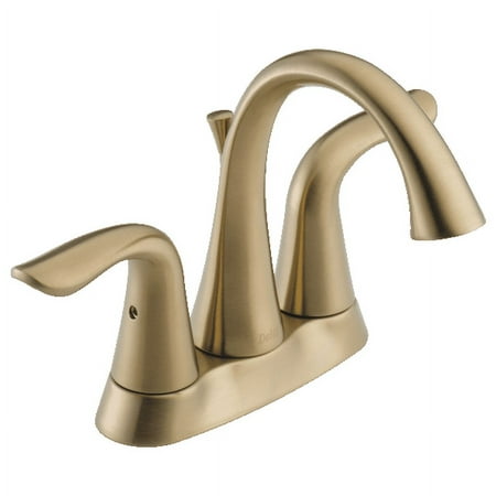 Delta Lahara Two Handle Centerset Bathroom Faucet in Champagne Bronze 2538-CZMPU-DST