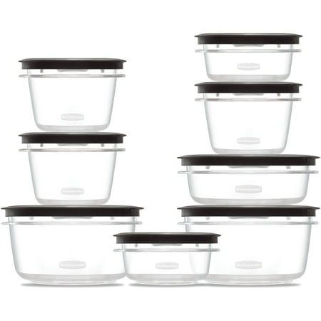 Rubbermaid Easy Find Lids Glass Food Storage and Meal Prep