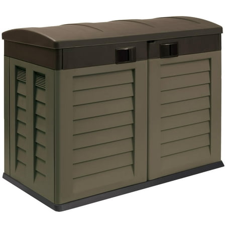 Starplast Garden Plastic Storage Shed "Willy", Mocha/Brown